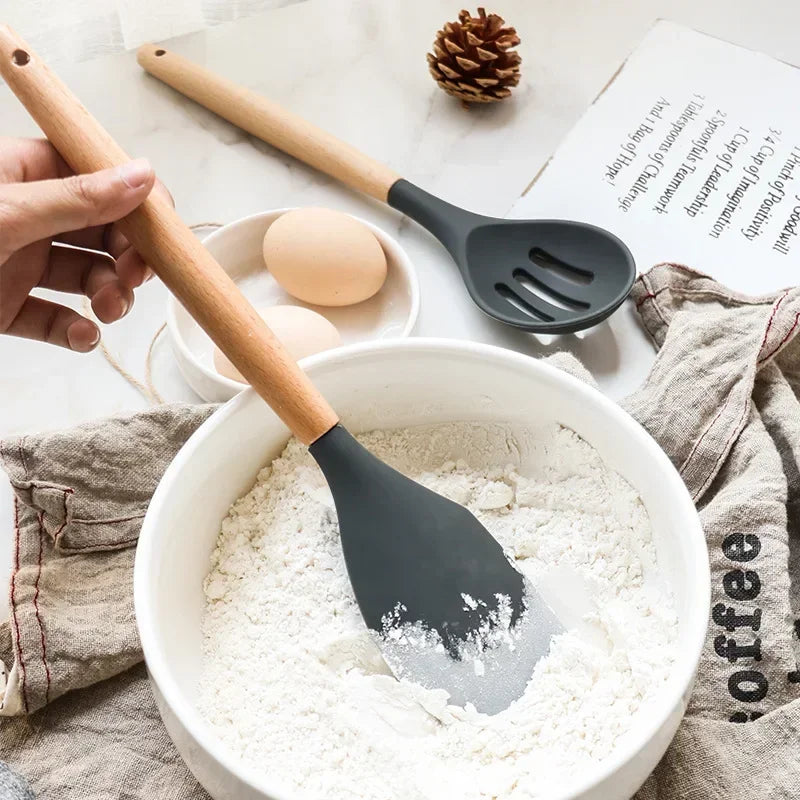 Silicone Kitchen Utensils Set