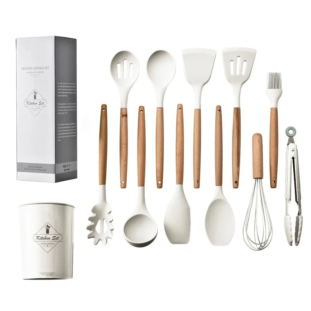 Silicone Kitchen Utensils Set
