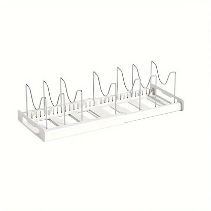 Expandable Kitchen Cabinet Pot Organizer