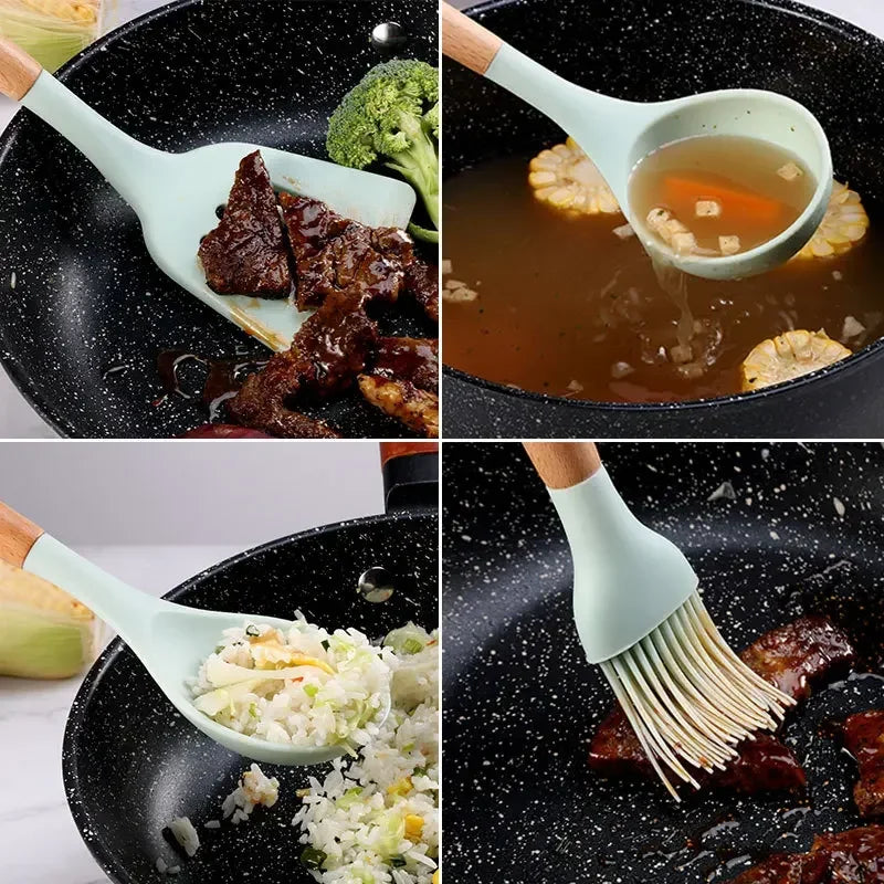 Silicone Kitchen Utensils Set