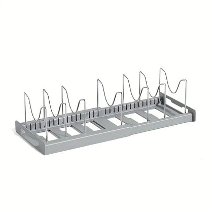 Expandable Kitchen Cabinet Pot Organizer