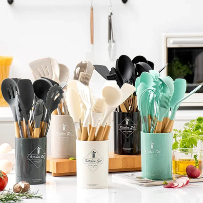 Silicone Kitchen Utensils Set